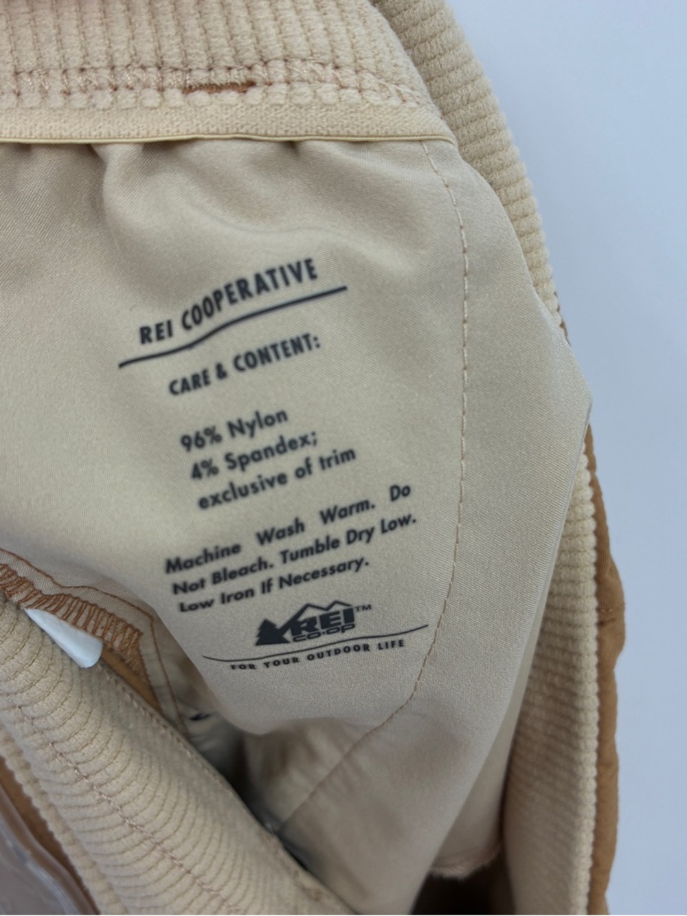 REI Women’s Beyonder Buckskin Brown Nylon Outdoor Lightweight Hiking Pants Small - Picture 8 of 10
